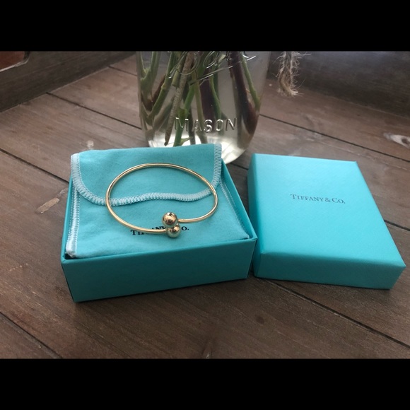 Tiffany & Co. 18K Rose Gold HardWear Bypass Bangle - Picture 2 of 8